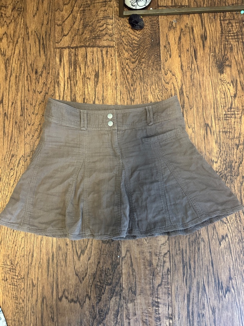 Taupe Skirt - Picture 2 of 4